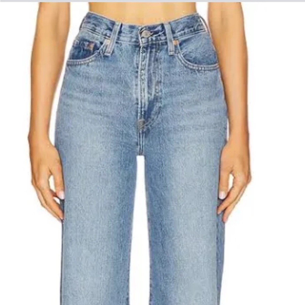 Levi's Light Blue Baggy Dad Jeans